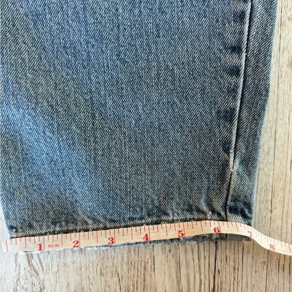 Vtg Guess Jeans High Waist Loose Fit Tapered Leg Distressed 90s Y2K Men’s 32x30 - Picture 9 of 11